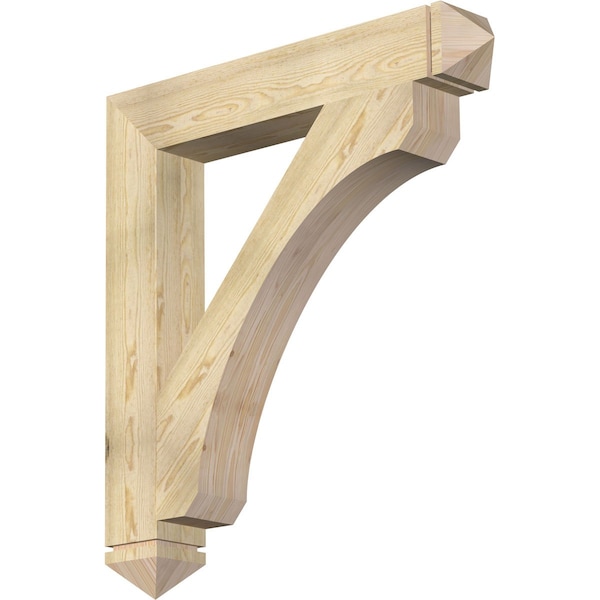 Ekena Millwork Legacy Arts & Crafts Rough Sawn Bracket, Douglas Fir, 6"W x 40"D x 44"H BKT06X40X44LEC03RDF - main